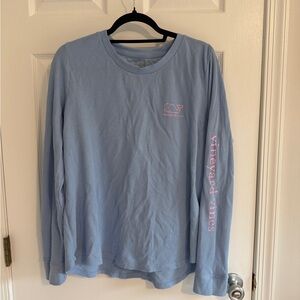 Vineyard Vines Blue Long Sleeve Tee Casual Comfort